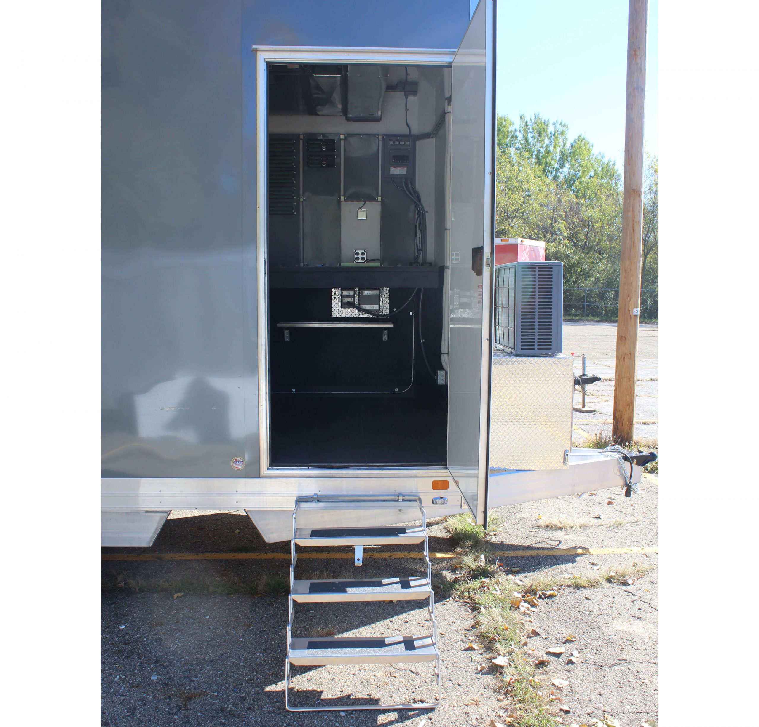 Mobile Diagnostic Lab entrance